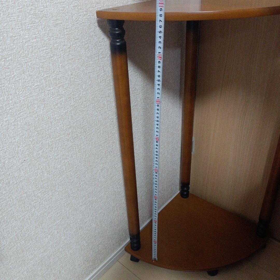 ヴィンテージ コーナーラック 木製 飾り棚 　ラック レトロ アンティーク