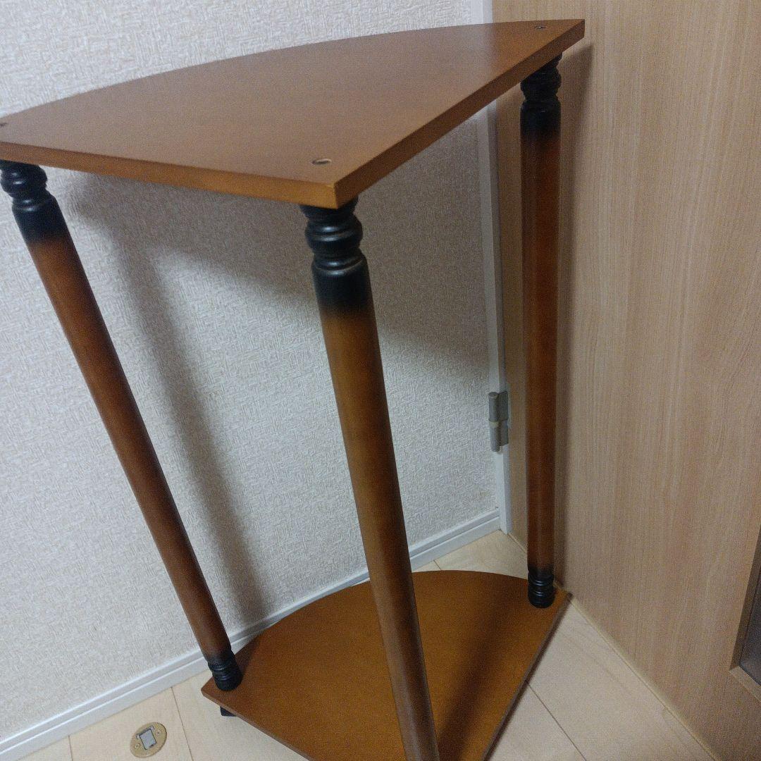 ヴィンテージ コーナーラック 木製 飾り棚 　ラック レトロ アンティーク