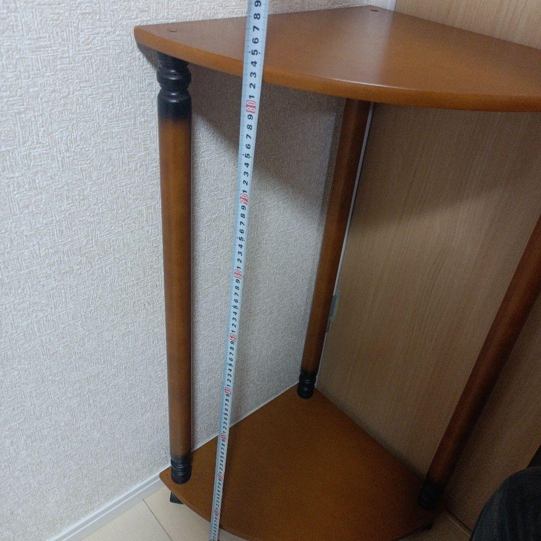 ヴィンテージ コーナーラック 木製 飾り棚 　ラック レトロ アンティーク