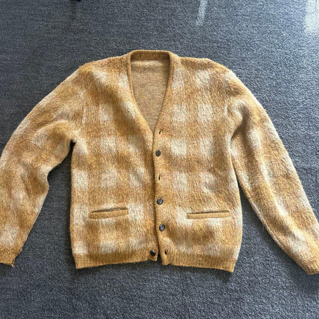 80s モヘアカーディガン　ヴィンテージ