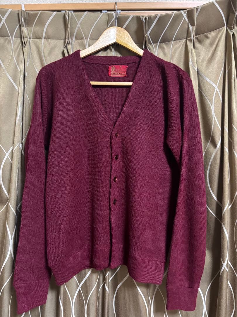 70s usa製 SEARS アクリルカーディガン　\