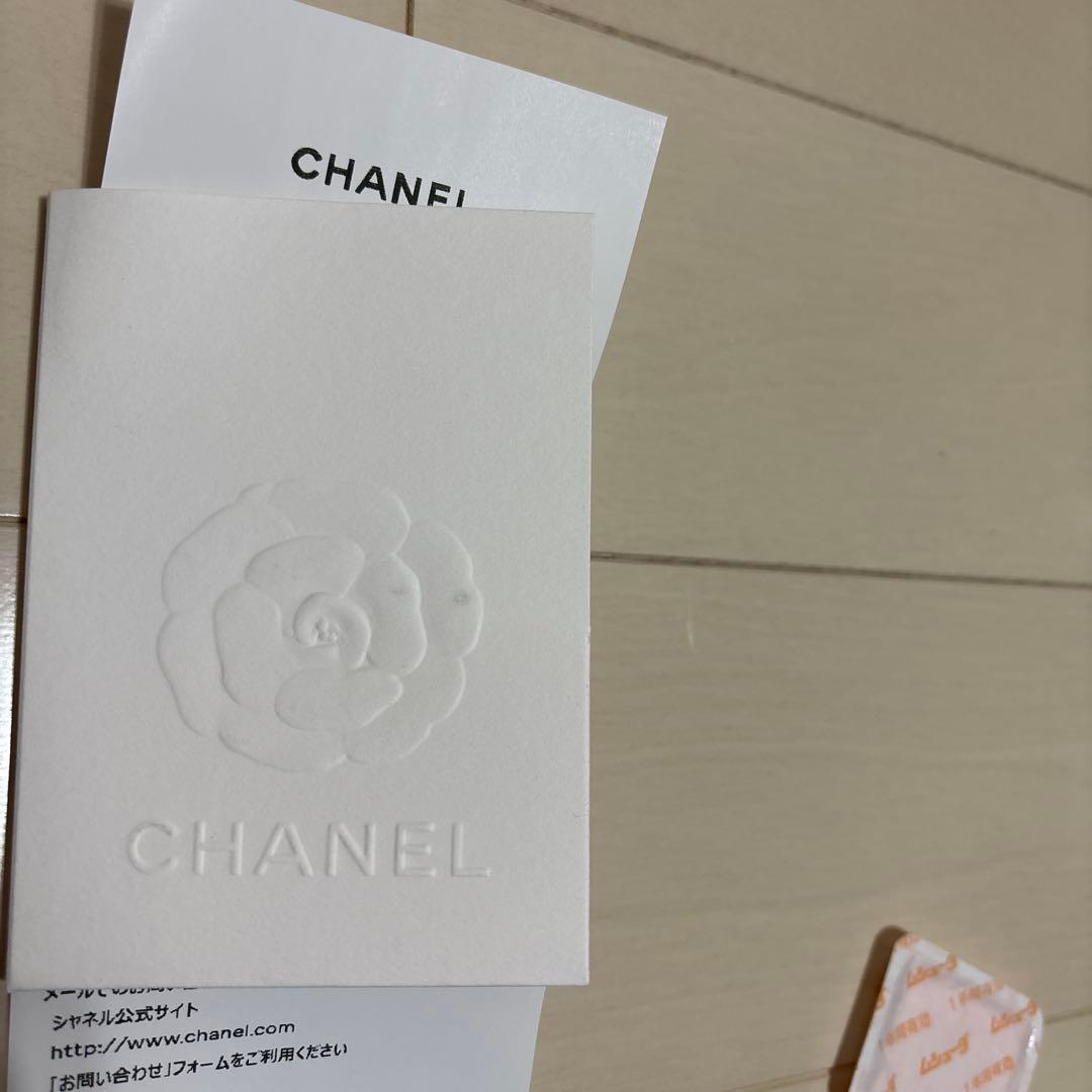 ［新品ほぼ未使用］CHANELシャネル正規品スモールウォレット三つ折り財布ピンク