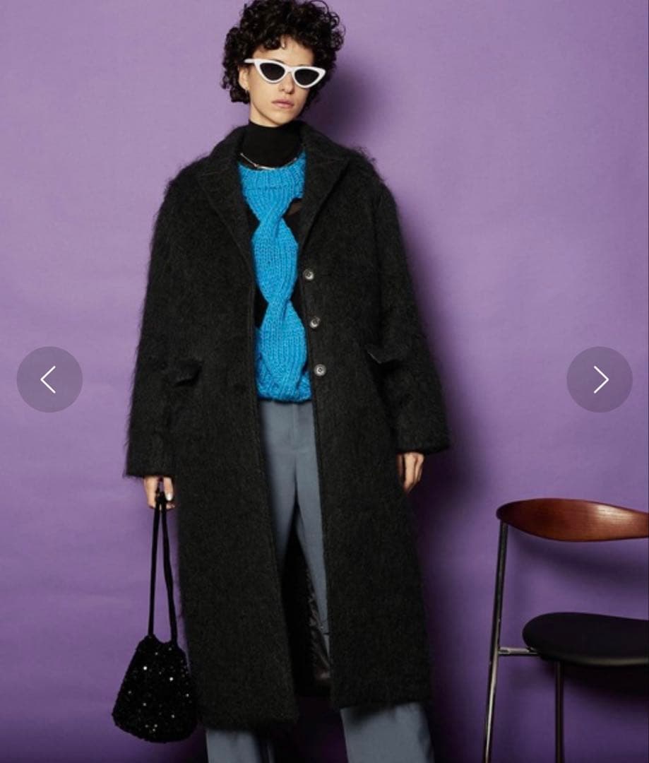 MAISON SPECIAL モヘアシャギーチェスターコート