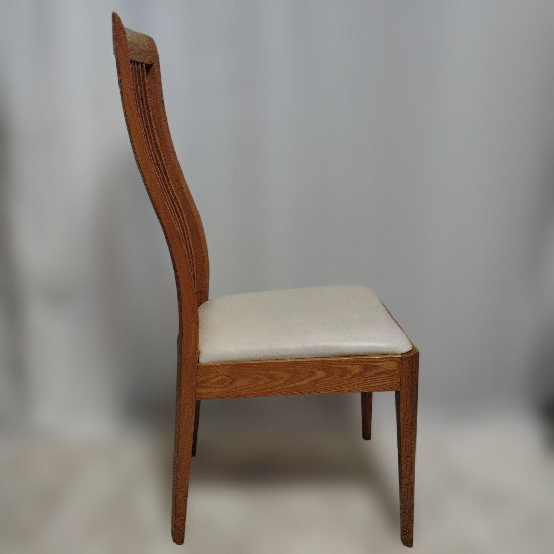 OTSUKA 大塚家具　タモ材　ハイバックチェア　椅子　１脚　木製　天然木①