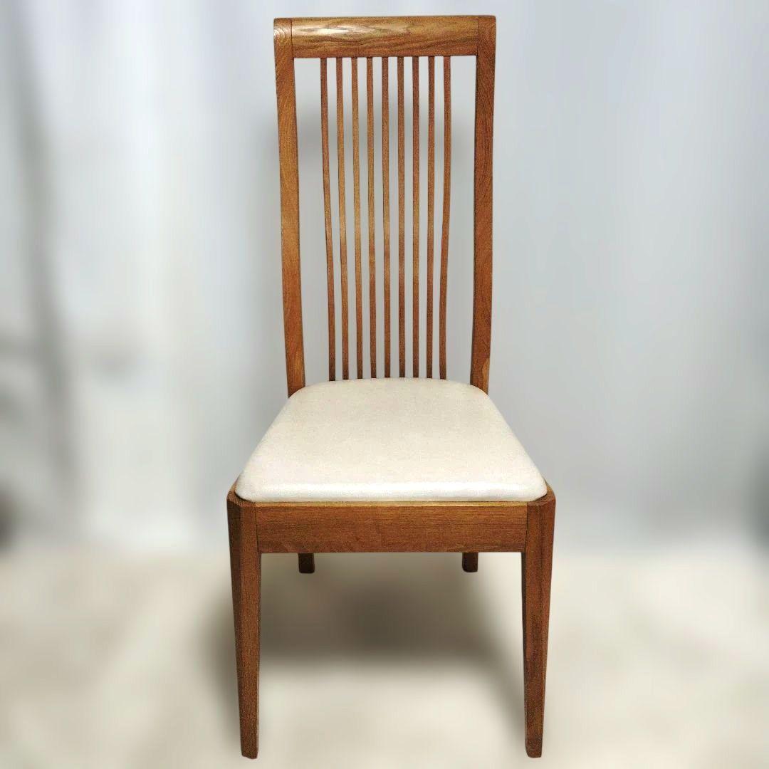 OTSUKA 大塚家具　タモ材　ハイバックチェア　椅子　１脚　木製　天然木①