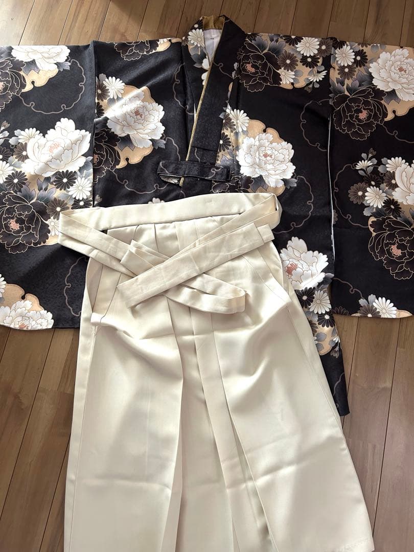 袴　４点セット　簡易着付け　小学校卒業式