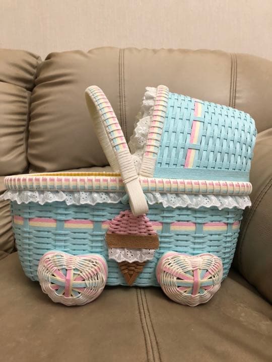 たまご様　オーダーベビーカーカゴ完成品