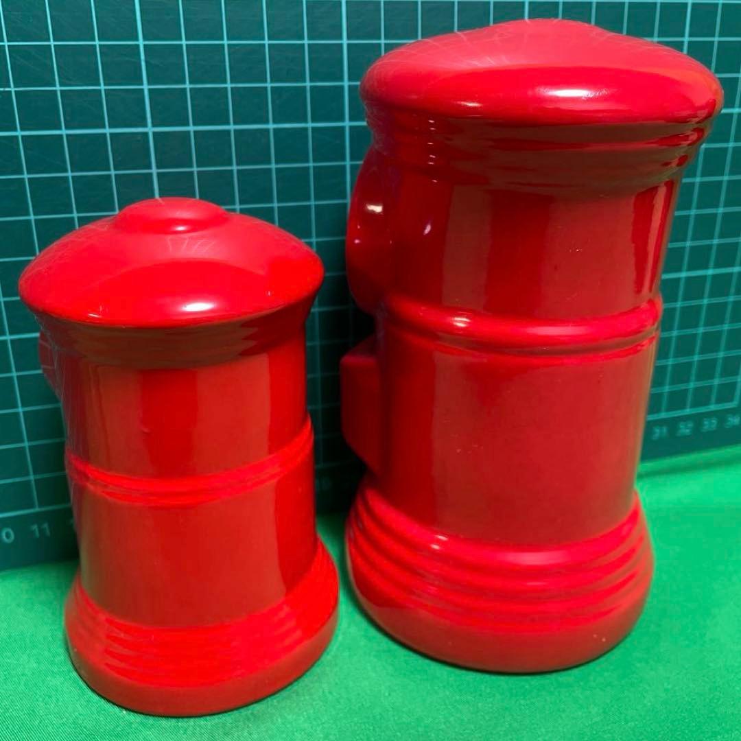 郵便ポスト 貯金箱セット 11個 陶器製