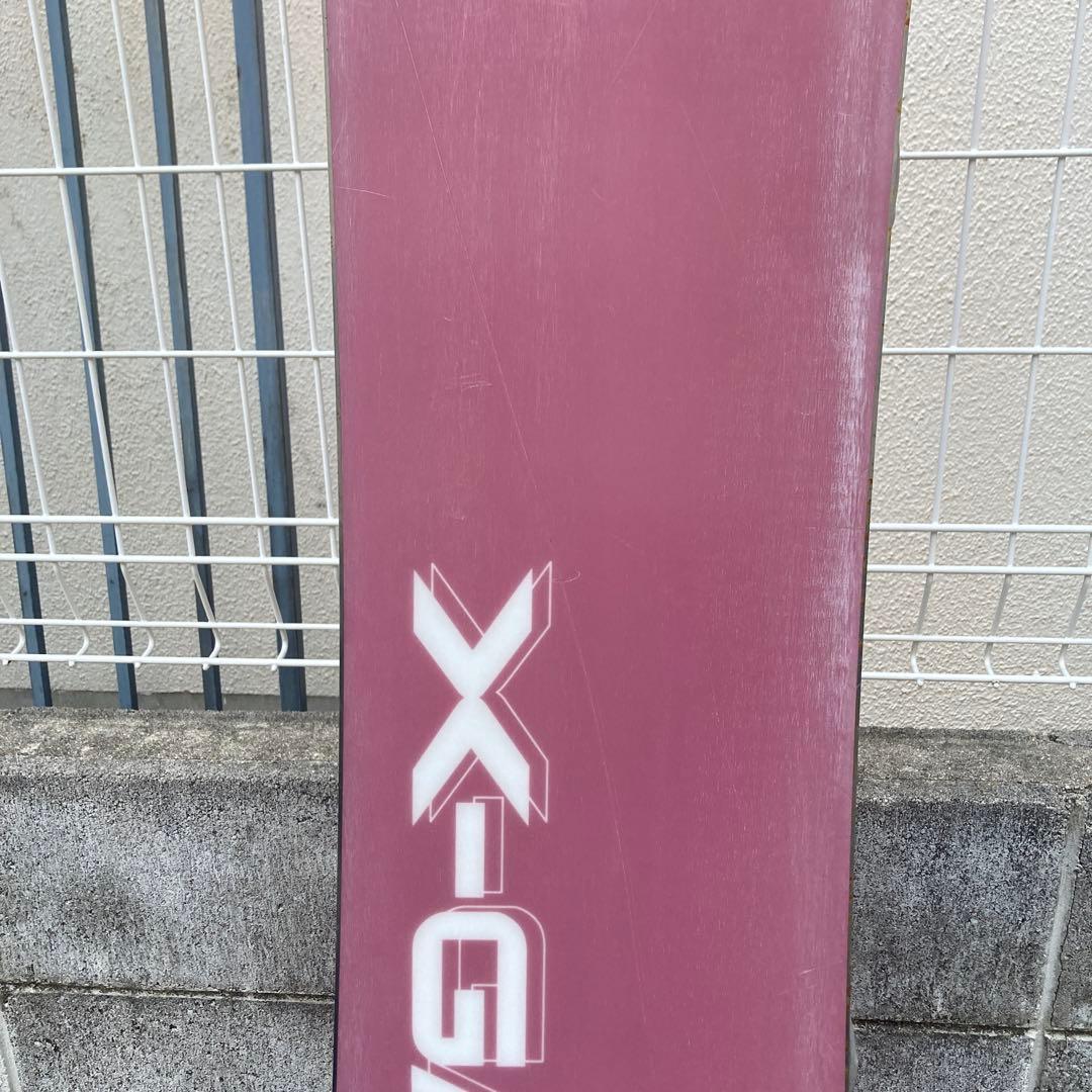 X-GAMES スノーボード板 ビンディング セット 146cm ピンク