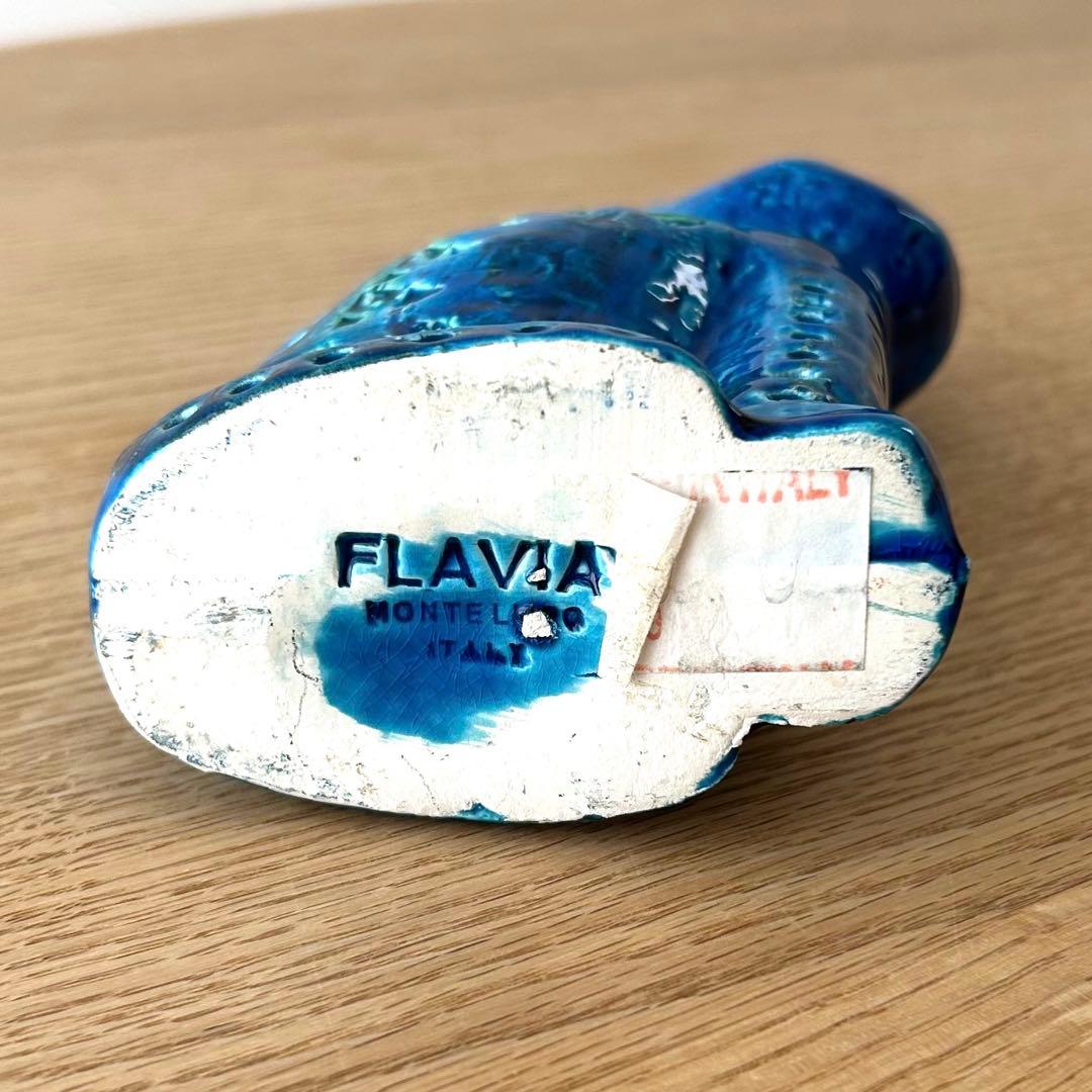 FLAVIA フラビア イタリア リミニブルー 猫 ビトッシ 置物