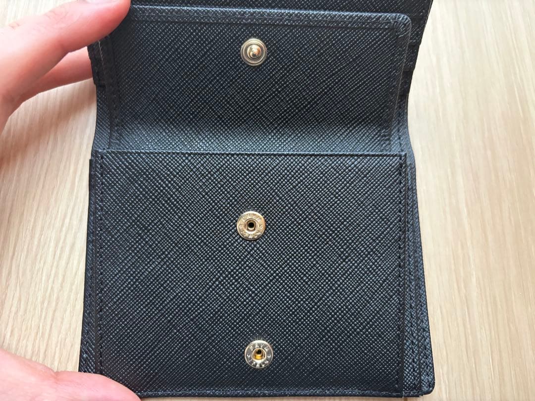 agnes b. ブラック 折り財布 二つ折り財布