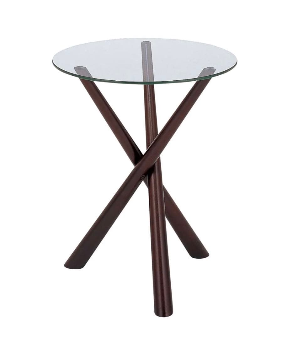 【未使用です引き取り可能】ダークブラウン サイドテーブル