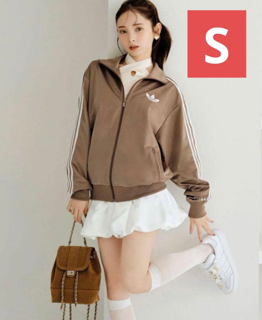 スナイデル×アディダス コラボ　トラックジャケットトップ 茶モカブラウン
