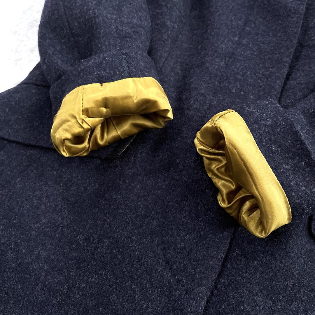 ひ*り様 未使用級✨ Paul Smith ウールコート 42 イタリア生地 ネ