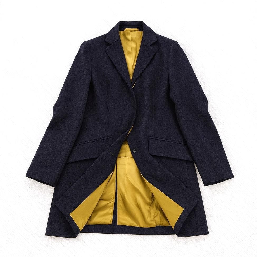 ひ*り様 未使用級✨ Paul Smith ウールコート 42 イタリア生地 ネ