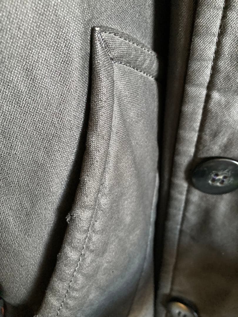 90s junmen コーティングコート ブラック