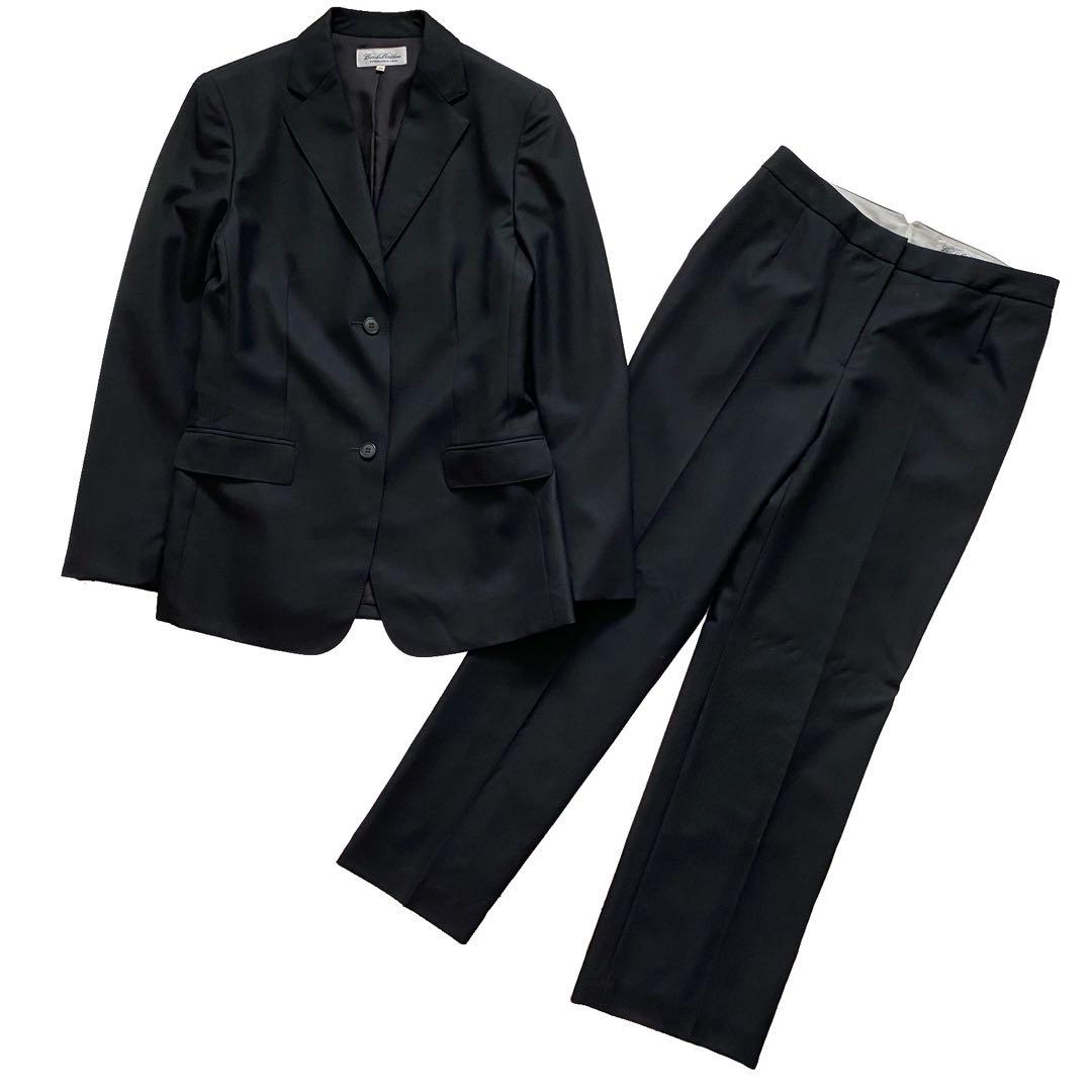 美品 ブルックスブラザーズ セットアップ パンツ スーツ 11 黒 ジャケット