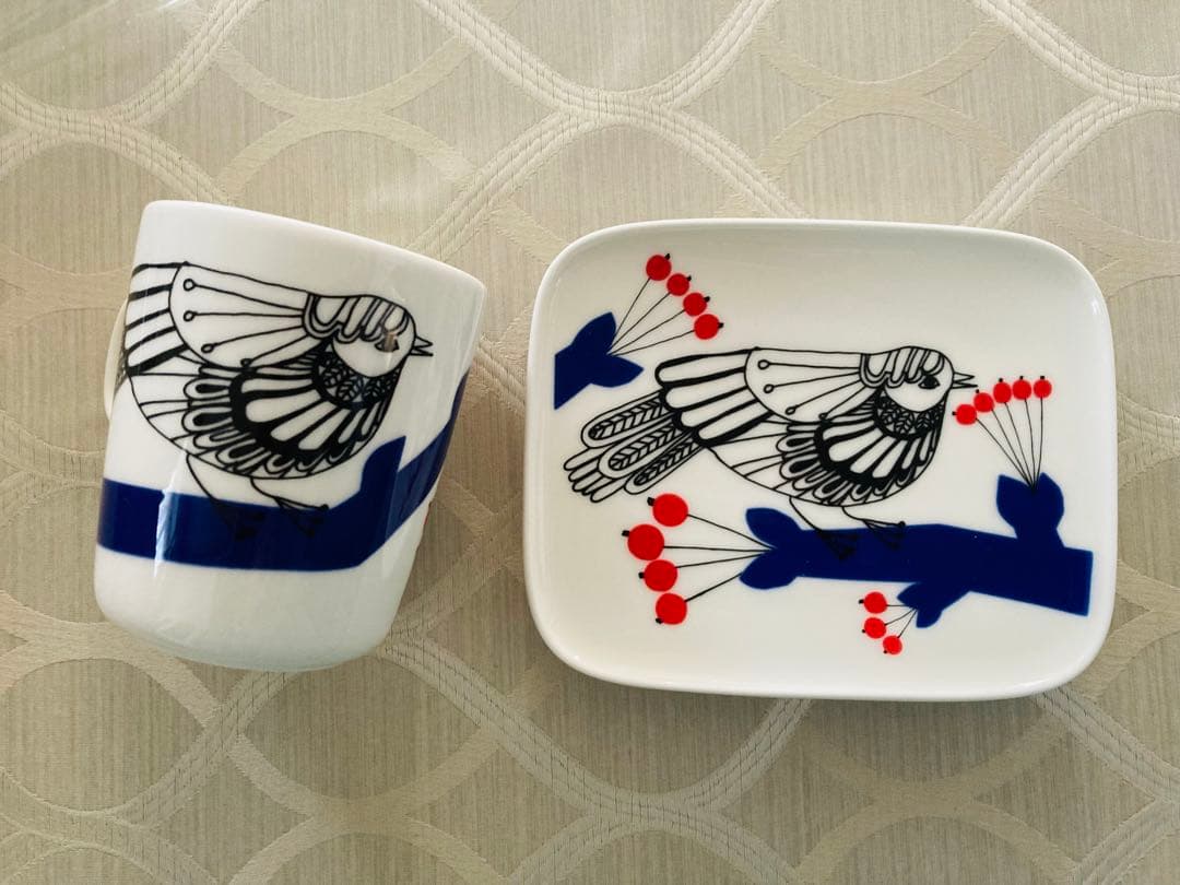 マリメッコ　パッカネン　プレート　マグカップセット