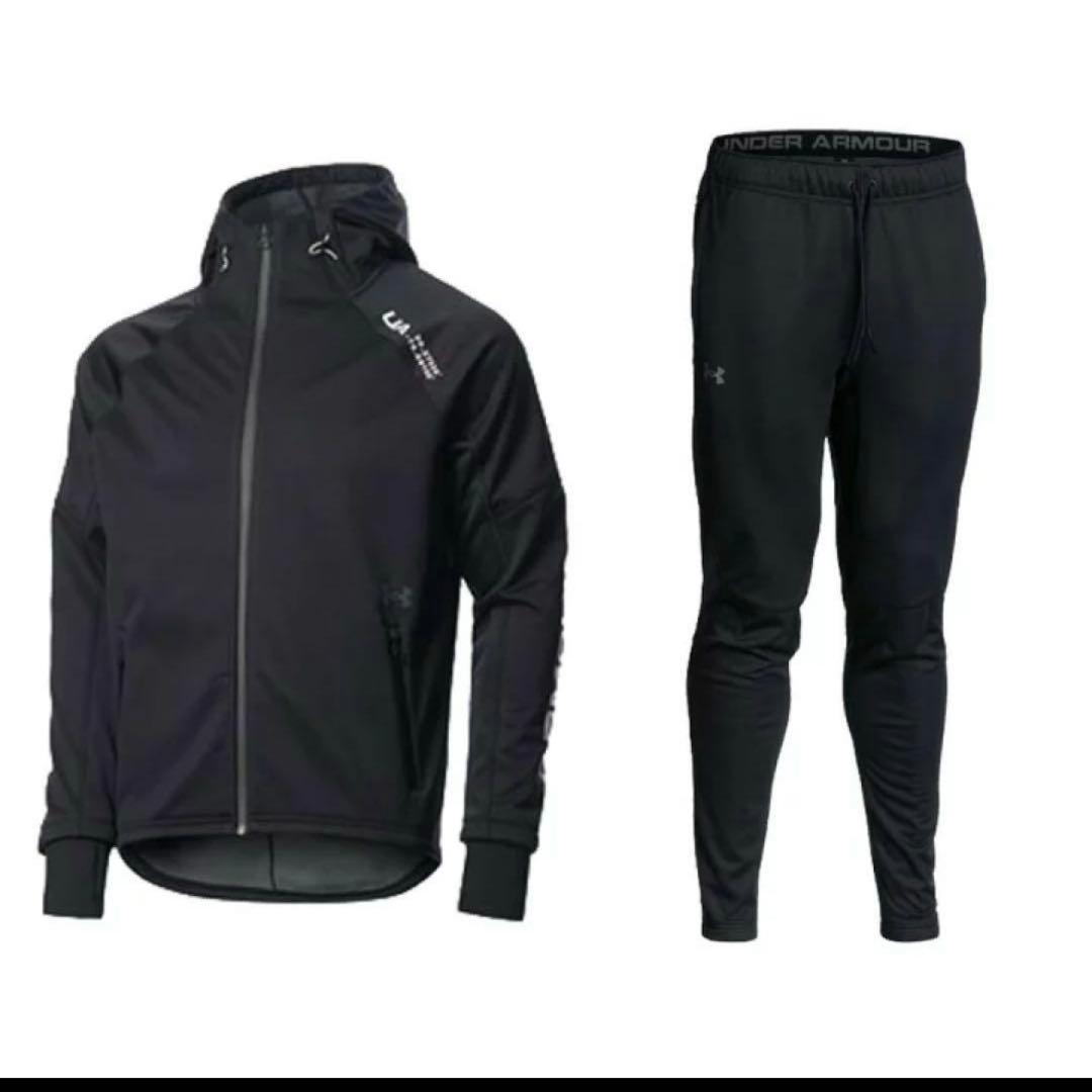 ★新品★アンダーアーマー　ウィンドジャケット　セットアップ上下　ウィンターニット