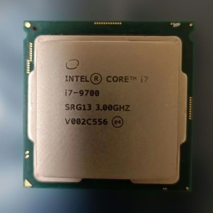 CPU Intel Core i7-9700 3.00GHz CPU