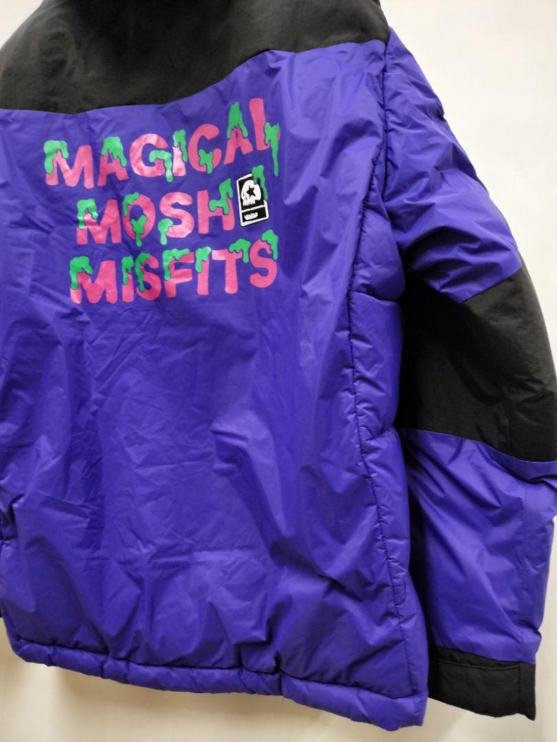 マモミ/フーディーパデッドジャケット/SIZE XL/ビッグシルエット/デカロゴ