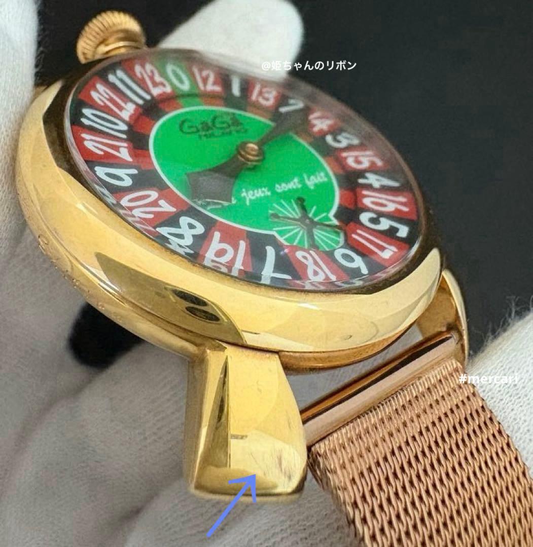 GAGAMILANO マヌアーレ48 手巻き　カジノルーレット