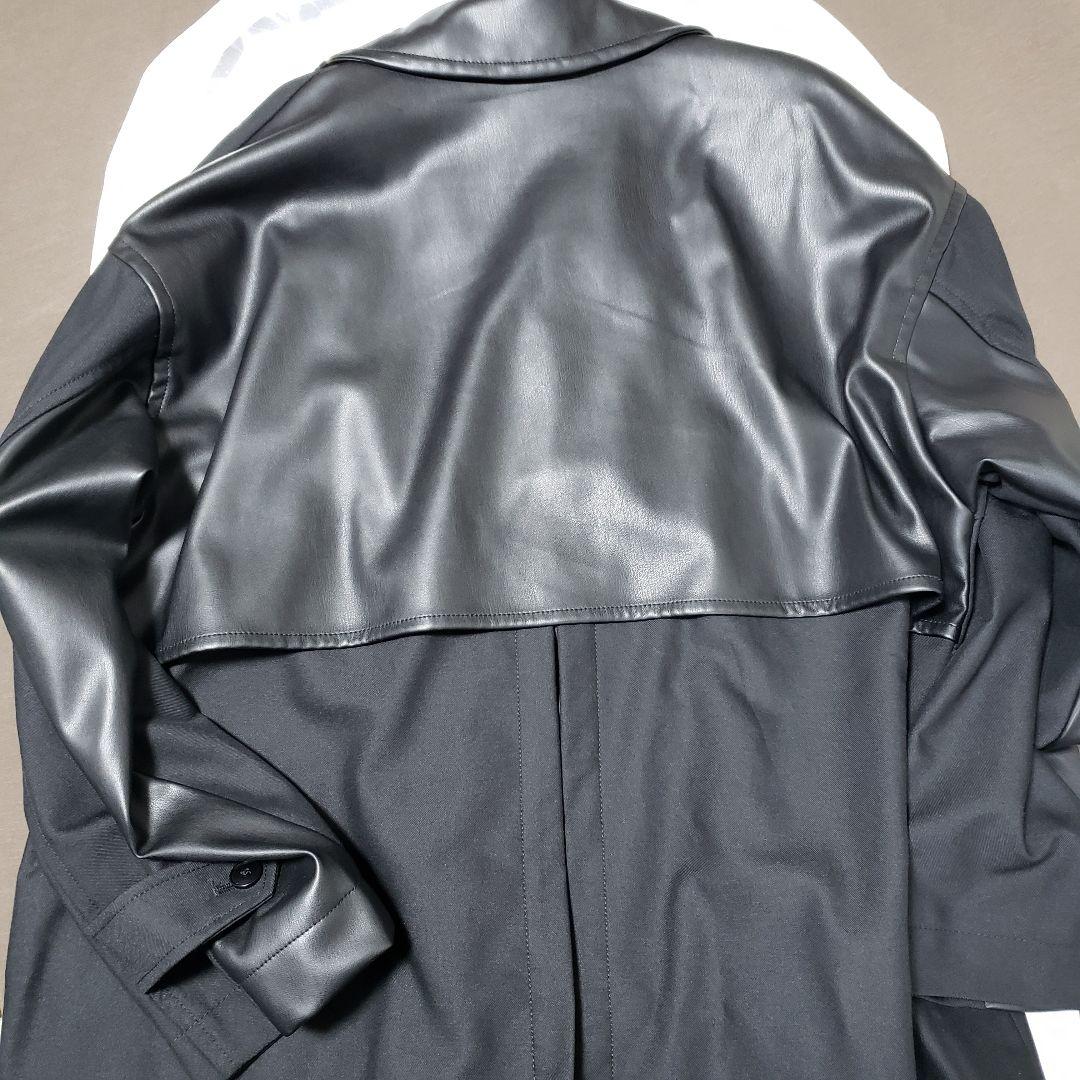 ☆美品☆ HARE ハレ フェイクレザーキリカエトレンチコート S