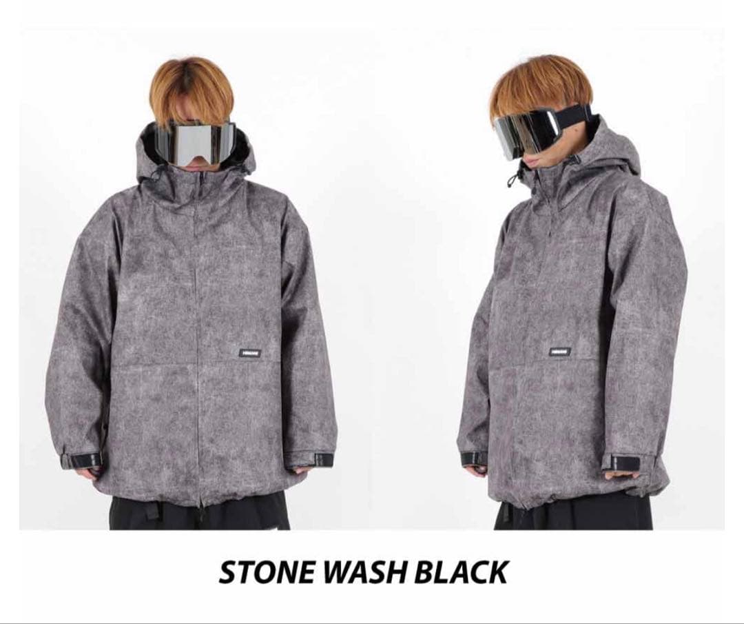 ハイマニ/25-26新作/セットアップ L/ウェア/ストーンウォッシュブラック