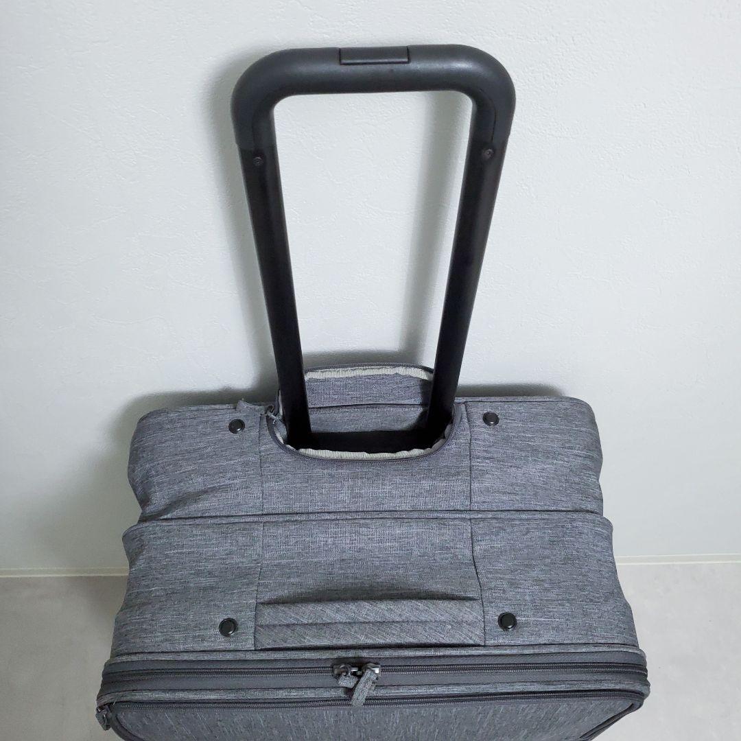 【廃盤品✨️希少】無印良品 半分の厚みで収納できるソフトキャリーケース 63L