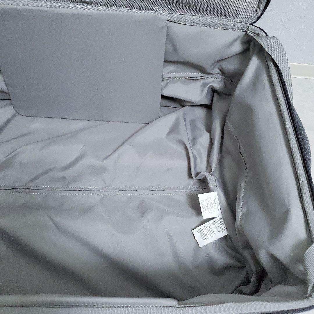 【廃盤品✨️希少】無印良品 半分の厚みで収納できるソフトキャリーケース 63L