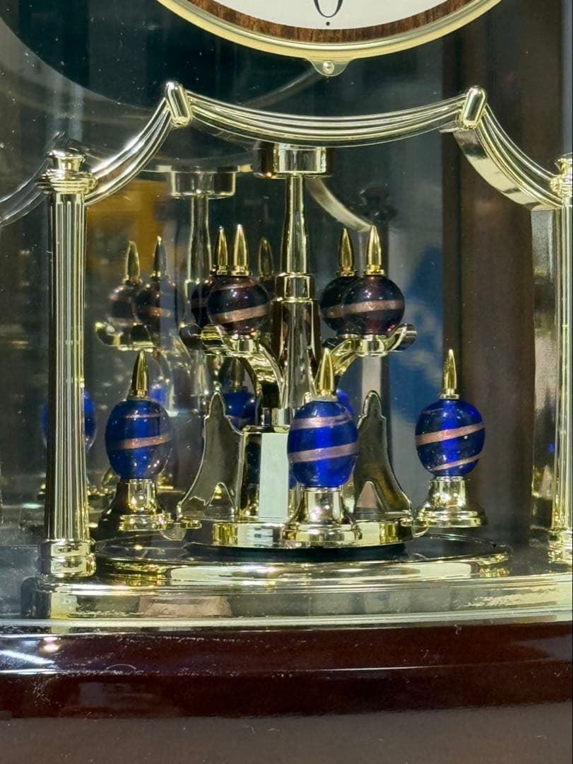 CITIZEN 置き時計エレンシアR7544SG754-006 茶色高級光沢仕上