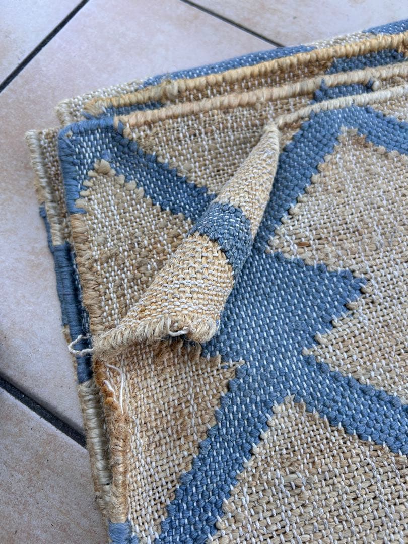 372　GAN KILIM RODAS BLUE RUG　170×240　展示品