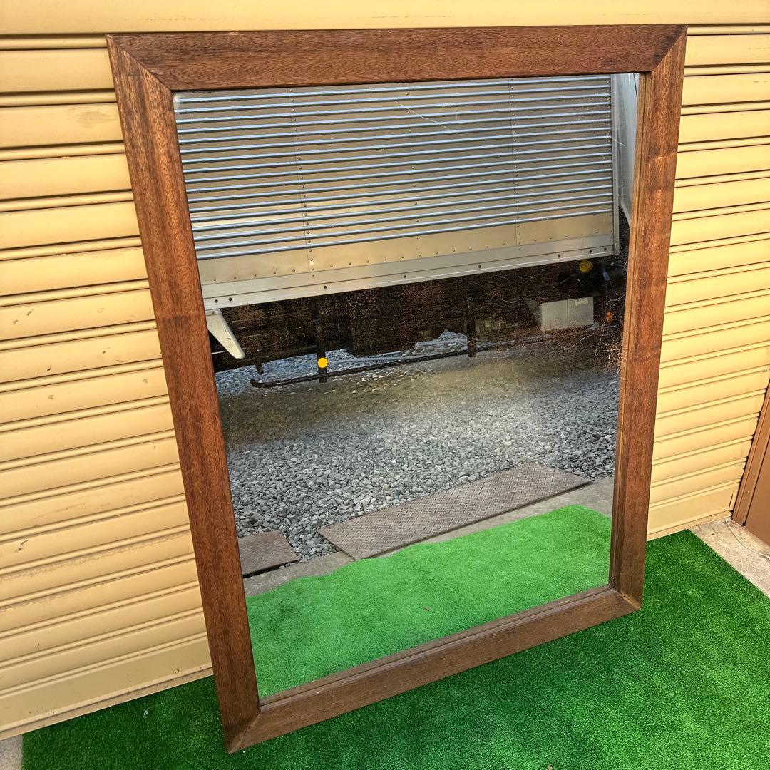 天然木 全身ミラー 姿見 壁掛け鏡 大型 is※