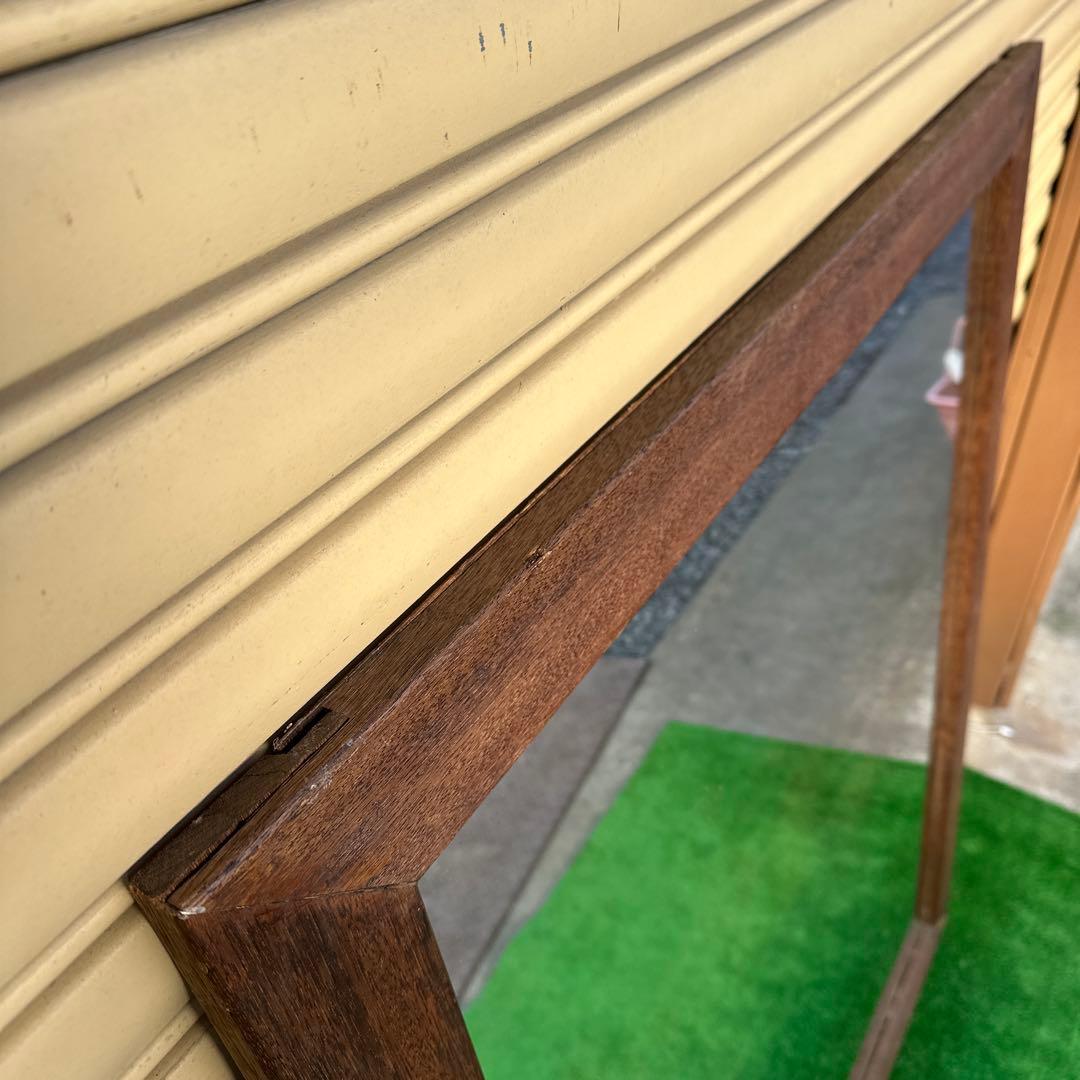 天然木 全身ミラー 姿見 壁掛け鏡 大型 is※