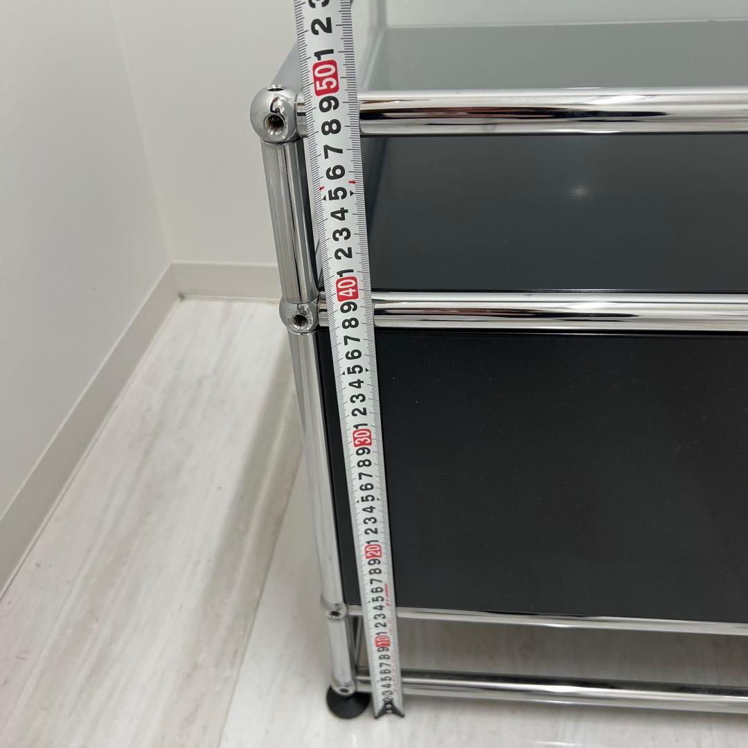 【USM】ガラス スチールラック 引き出し付き【正規品】