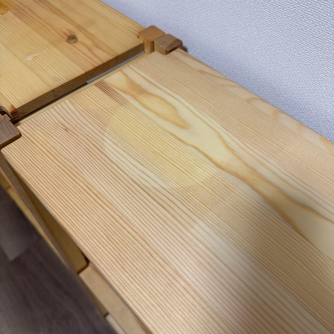 無印良品パイン材ユニットシェルフ奥行26cmタイプ・2台セット