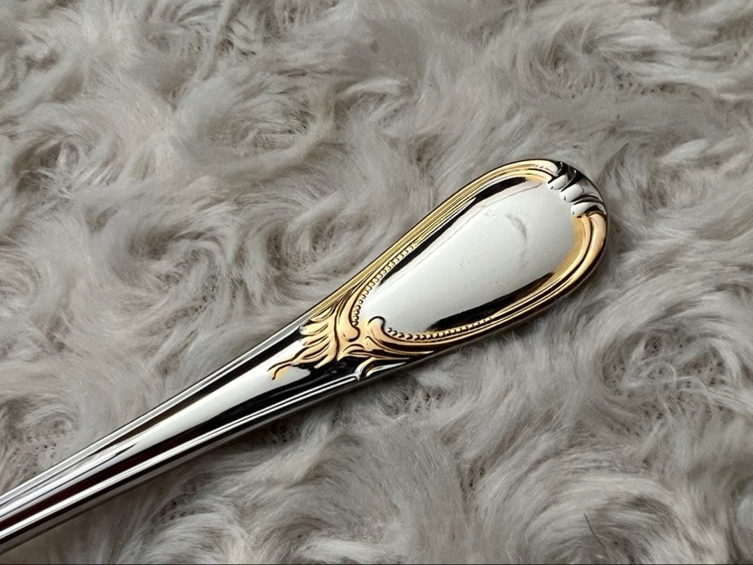 マーシャン　カトラリーセット　カルバンモード（金彩）ディナーセット〈34本〉※