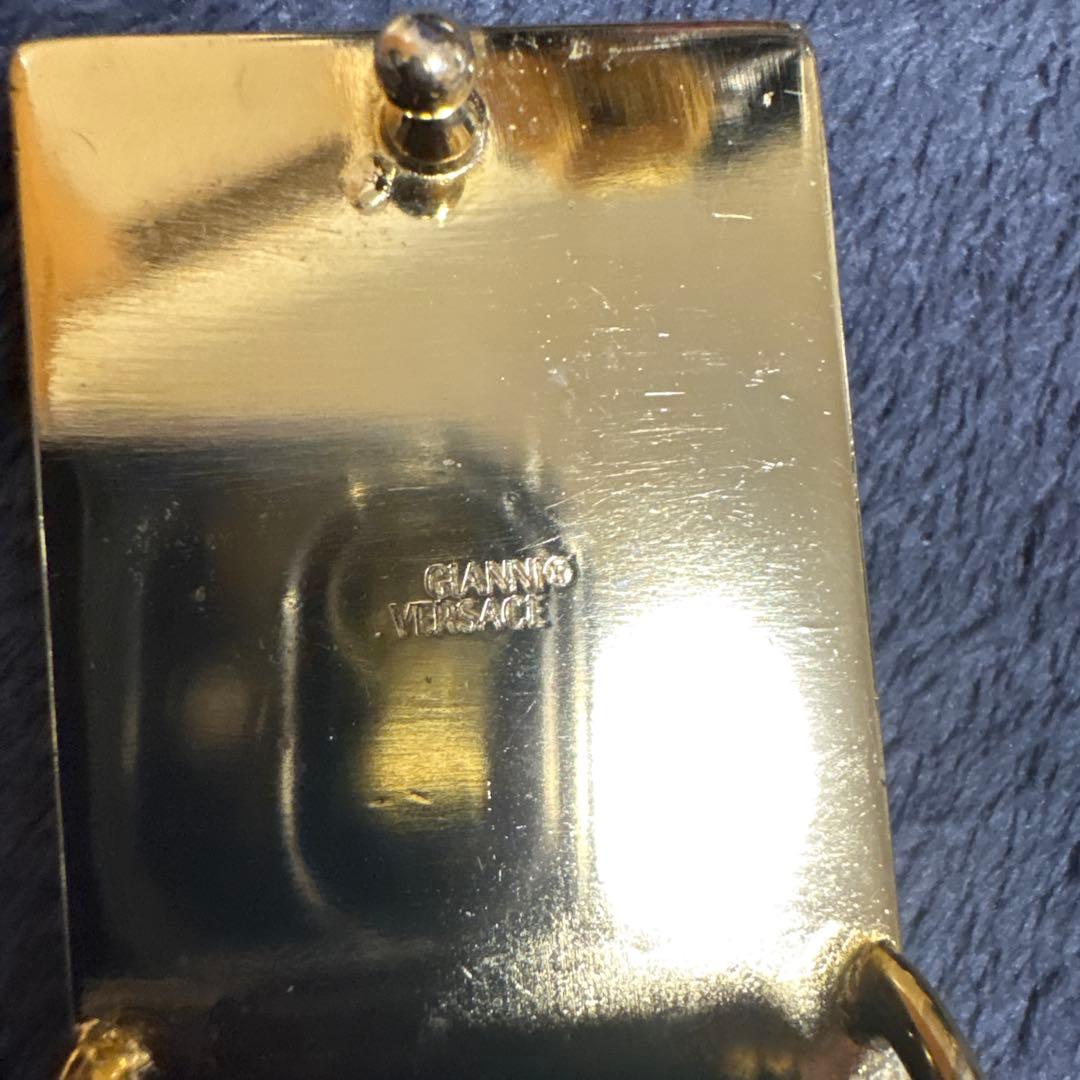 GIANNI VERSACE ヴェルサーチ　メデューサ　ベルト　ゴールド　レザー