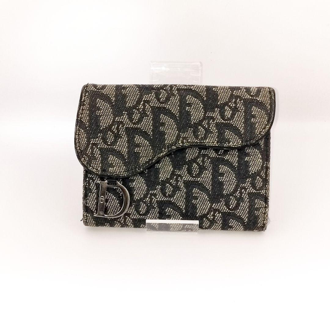 Dior トロッター サドルウォレット ダブルホック　折り財布