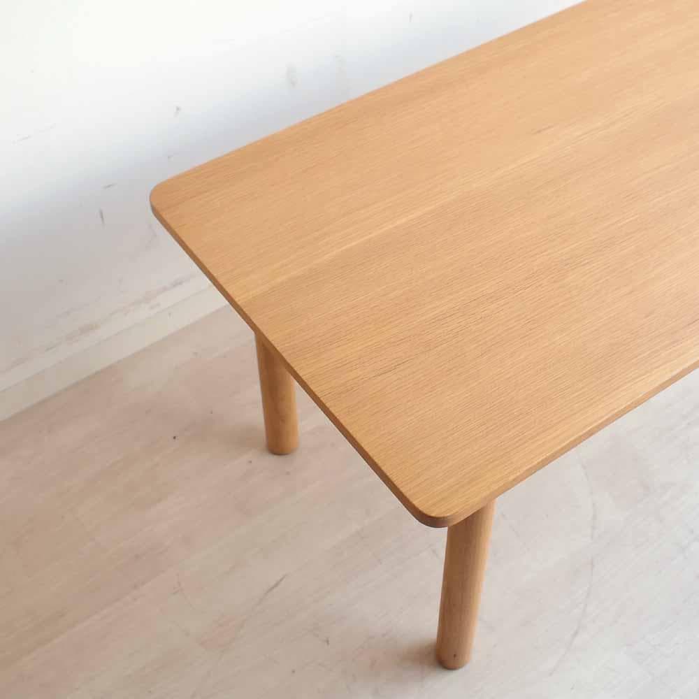 無印良品/MUJI 木製ミドルテーブル・オーク材 ナチュラル ZR24206