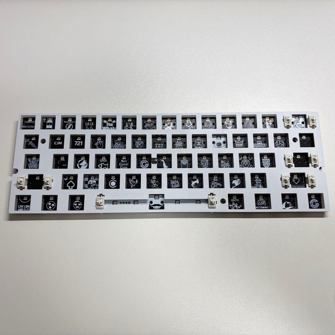 Wooting 60HE+ Module + Optimum case +その他