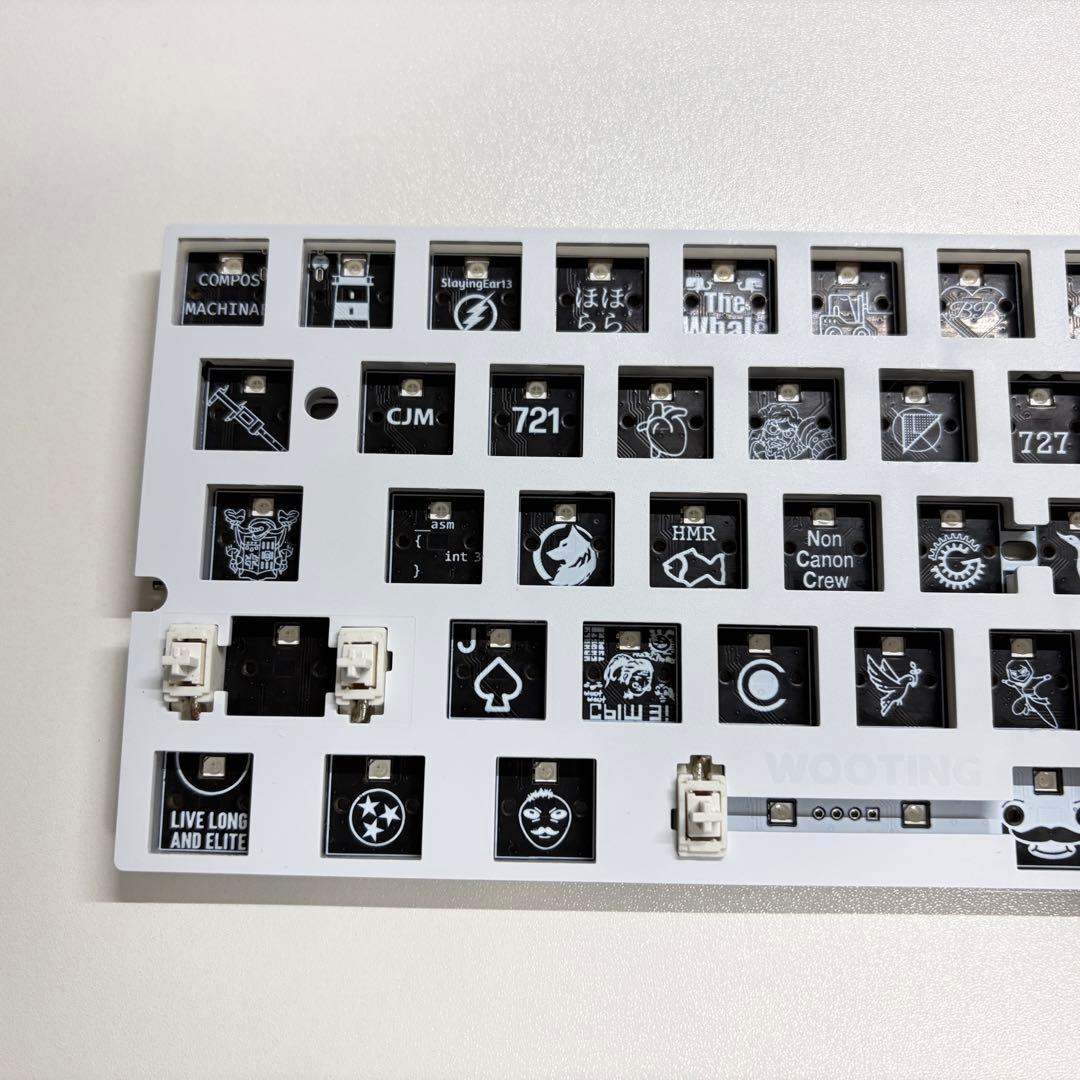Wooting 60HE+ Module + Optimum case +その他