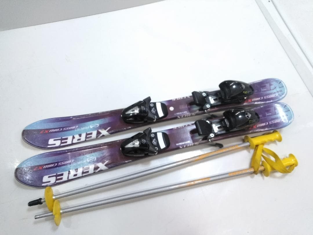 キッズ ジュニアスキー4点セット セレス80cm ブーツ ヘッド 18.5cm◇