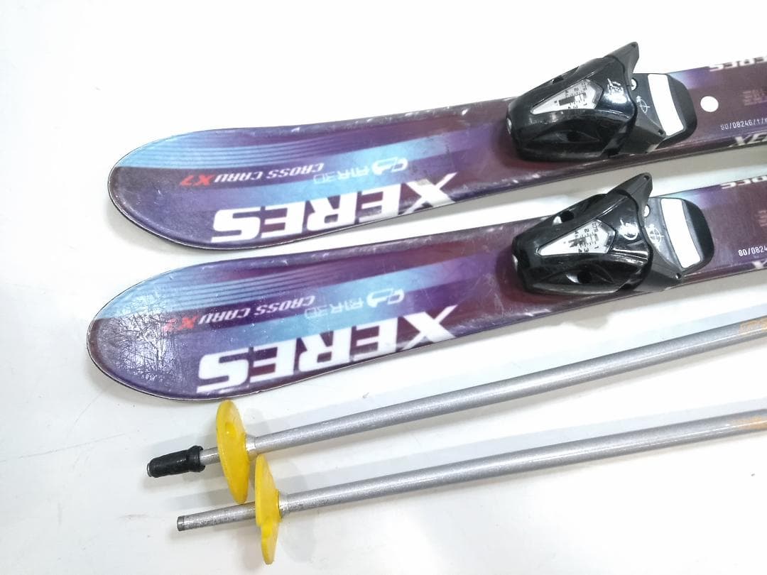 キッズ ジュニアスキー4点セット セレス80cm ブーツ ヘッド 18.5cm◇