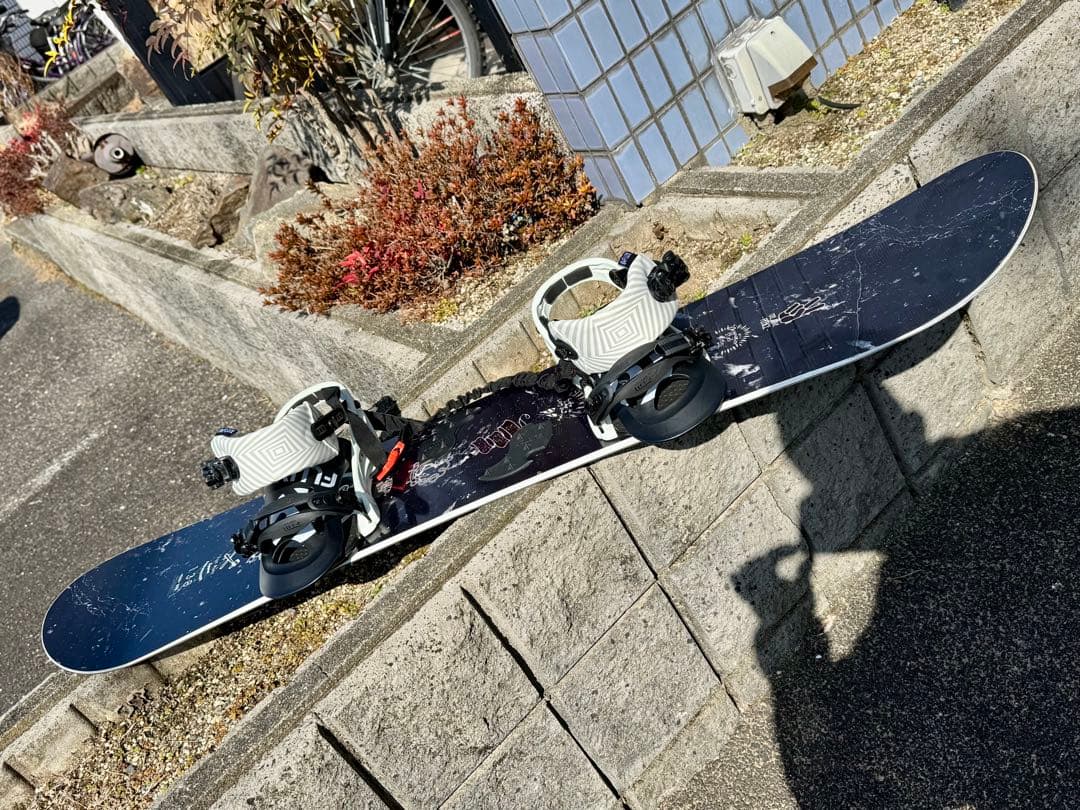 FLUX PR スノーボードバインディング ホワイト/ブラック