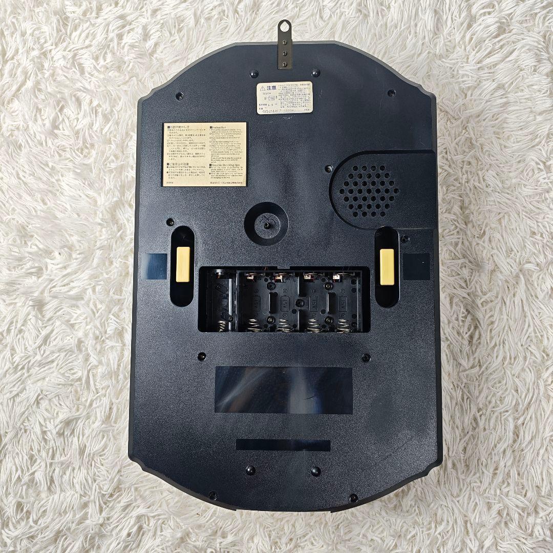 【希少】RHYTHM 電波からくり時計 4MH744CZ 青