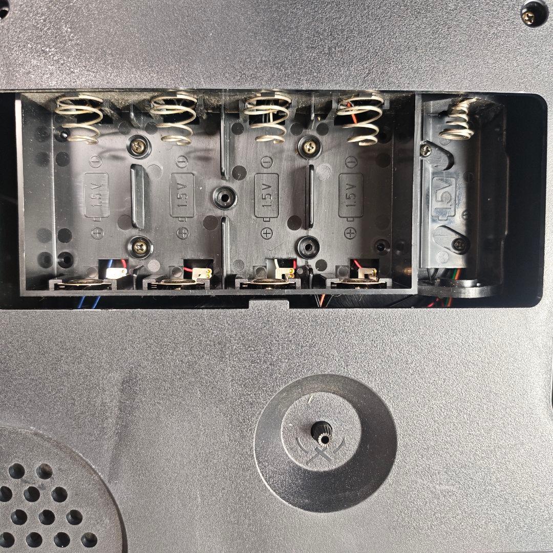 【希少】RHYTHM 電波からくり時計 4MH744CZ 青