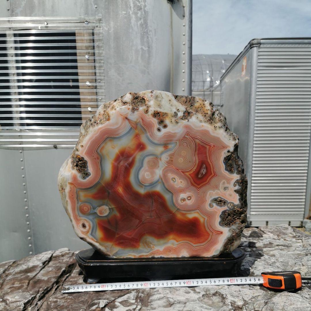 ブラジル産　アゲート　31.1キロ　鑑賞石　石　置物　オブジェ　インテリア