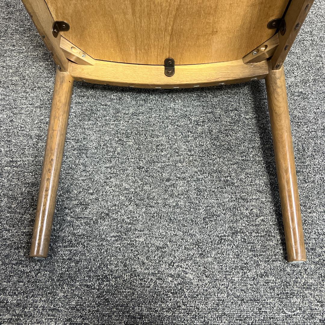 日進木工 Norfore ダイニングチェア オーク 本革 木製 椅子 北欧