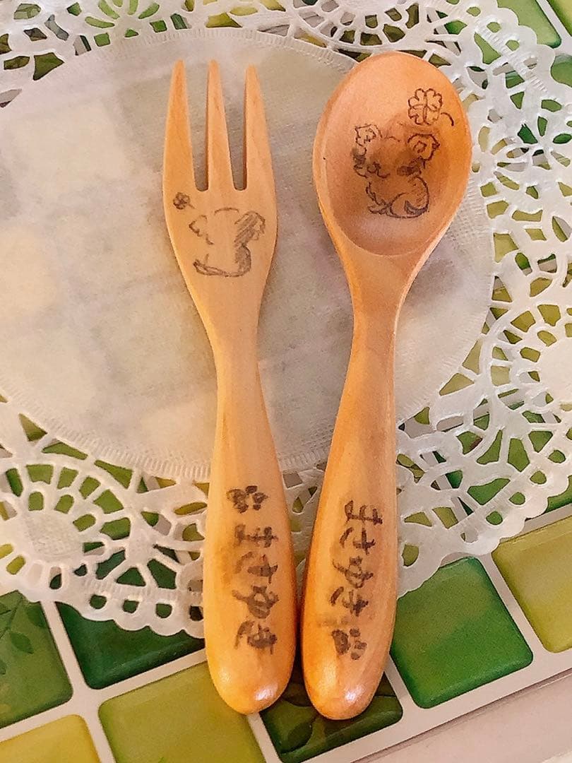 【きんぎょさま確認専用画面♪】 ギフト ウッドバーニング イラスト 名入れ